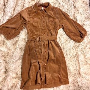 Pilcro Anthropologie Corduroy dress
